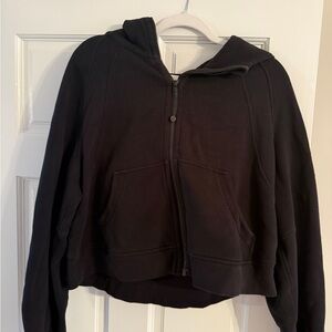 Lululemon Full-zip Cropped Scuba Hoodie